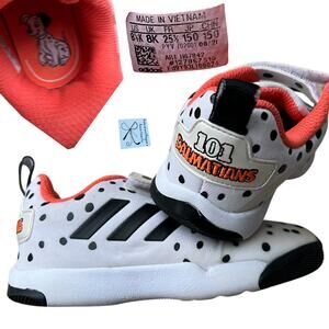 Adidas ActivePlay x Disney 101 Dalmatians Cruella Sneakers Shoes Kids Sz 8.5 K